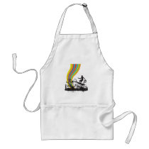 surfing into rainbows apron