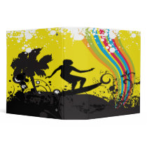 surfing into rainbows notebook-01 binders
