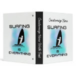 Surfing is Everything T-shirts and Gifts Vinyl Binder