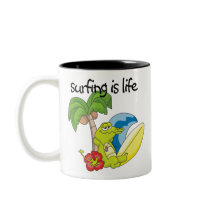 Surfing is Life mugs by sport_shop Surfing is Life mugs