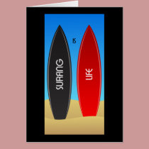 Surfing is Life Zen cards