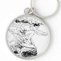 SURFING KEYCHAIN