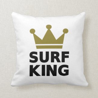 Surfing King Pillow