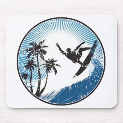 Surfing Mouse Pad