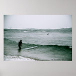 Surfing on the North Shore posters