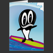 Surfing Orca cards