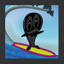 Surfing Orca t-shirts