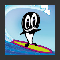 Surfing Orca t-shirts