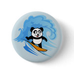 This darling panda bear is too cute! He loves to go surfing on huge waves. What a cute design for anyone who loves surfing.