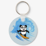 This darling panda bear is too cute! He loves to go surfing on huge waves. What a cute design for anyone who loves surfing.