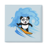 Surfing Panda magnets