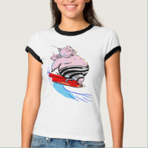sUrFiNg PiG t-shirts by raycasso sUrFiNg PiG t-shirts