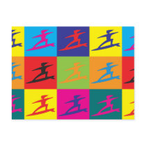Surfing Pop Art postcards