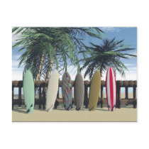 Surfing Postcard