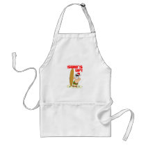 Surfing Santa aprons