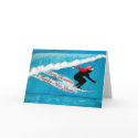 Surfing Santa Christmas Card by Surfwearzcom Surfing Santa Christmas Card
