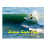 Surfing Santa Cruz California Products Postcard
