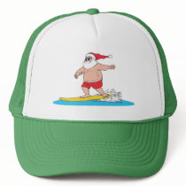 Surfing Santa Hat