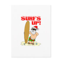 Surfing Santa postcards