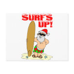 Surfing Santa Postcard