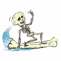 sUrFiNg SkELeToN photo sculptures