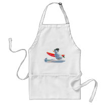 Surfing Snowman aprons
