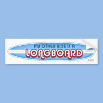 Surfing sticker bumper stickers