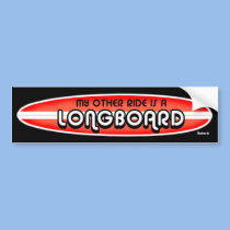 Surfing sticker bumper stickers