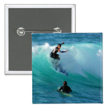 Surfing Style Square Pin