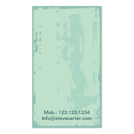 Surfing , Surf Coach Business Card (back side)