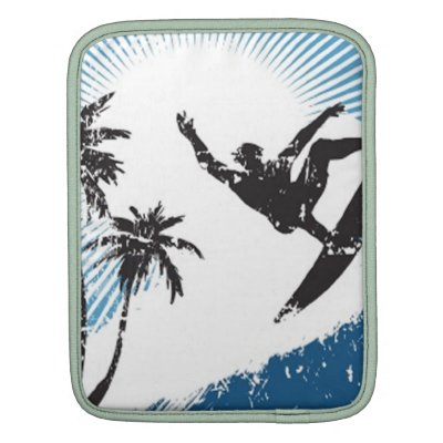 Surfing Surfer Sleeves For iPads