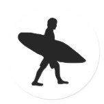 Surfing - Surfer Stickers