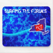 Surfing the Forums Mousepad mousepads