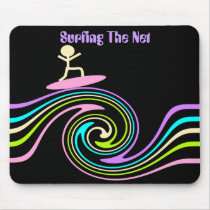 Surfing The Net mousepads