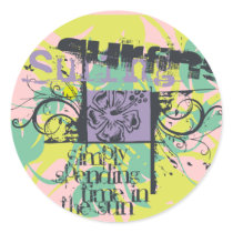 Surfing Time Tshirts and Gifts stickers