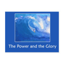 Surfing Watercolor postcards