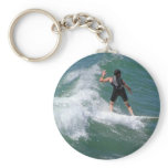 Surfing Wave Key Chain