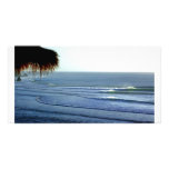 Surfing Waves Breaking in Bali Photo Card