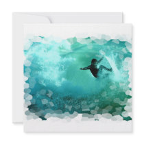 Surfing Wipeout Invitations