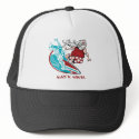 Surf'n Santa hats