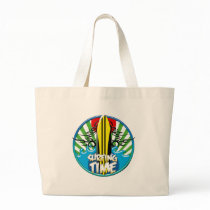 surf's up tote bags
