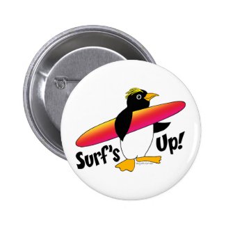 Surf's Up! Pinback Buttons