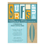 Surf's Up Retro Baby Shower Invitation