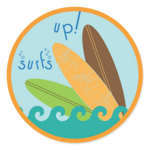 Surf's Up Sticker sticker