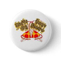 Surfs up Tops down Pinback Buttons