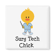 Surg Tech Chick Magnet

