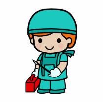 Surgeon Boy photo sculptures