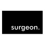 surgeon. business card templates