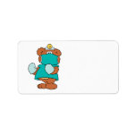 surgeon doctor teddy bear design custom address labels