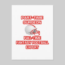 Surgeon .. Fantasy Football Expert Postcard